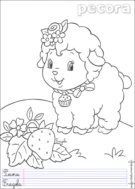 coloriage mouton 2